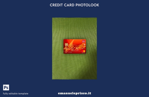 modello frontale photolook stile verificato USA Wells Fargo bank mastercard